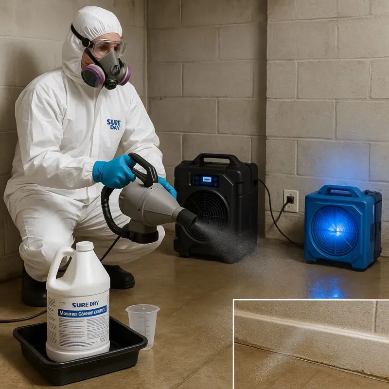 Sanitization and Odor Removal process in Dunwoody, GA